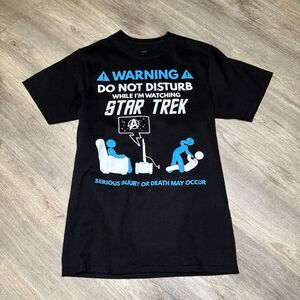 Hanes T-Shirt Star Trek Fanatic graphic‎ men's small